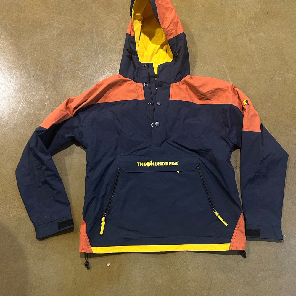 The Hundreds Blue and Orange Windbreaker